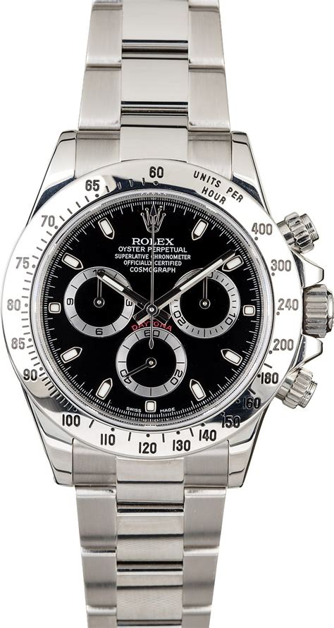 Rolex Daytona Black Face Wristwatches for sale 